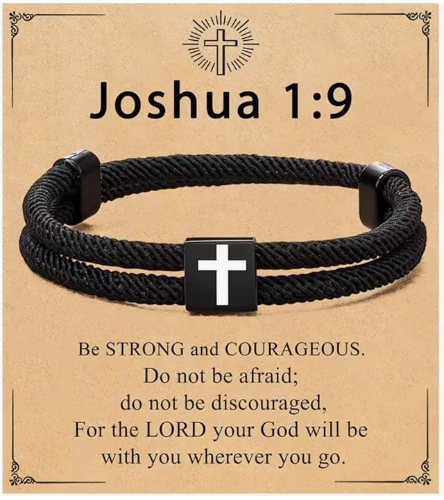 Simple Fashion Cross Milan Rope Braided Bracelet Jushua19 Hooded Head - Shop at LoveMi
