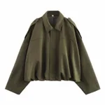 Women's European And American Style French Suede Texture Effect Coat - Top-Xl