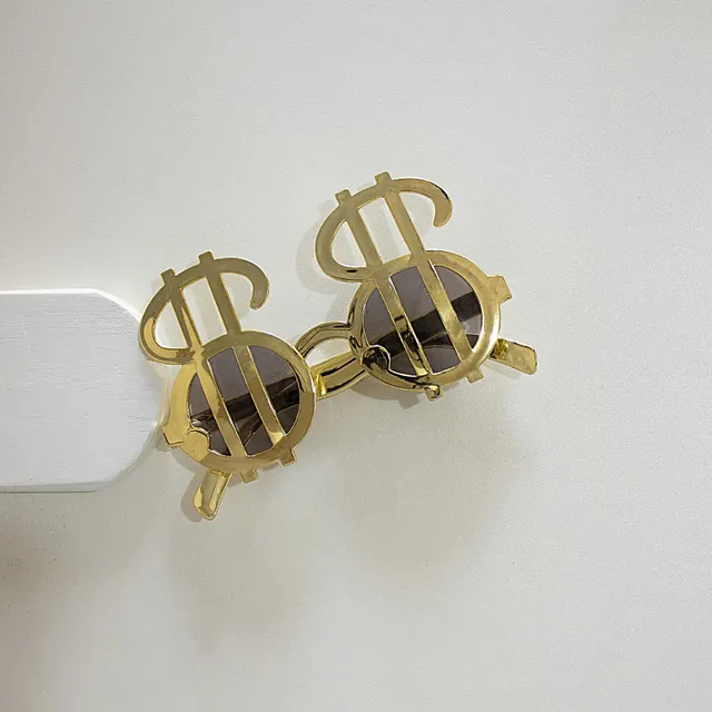 Birthday Glasses Xiaohongshu Same Style Internet Celebrity Funny Photography Us Dollars - Shop at LoveMi