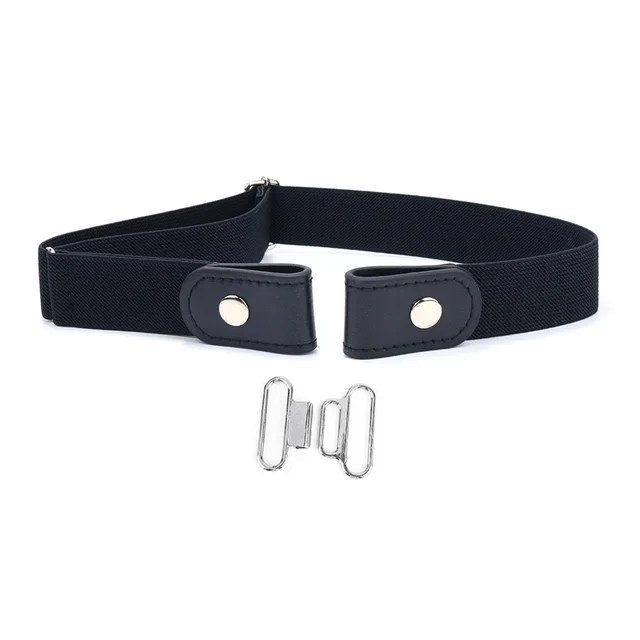 Personalized Stretch Elastic Band Women's Belt Black - Shop at LoveMi