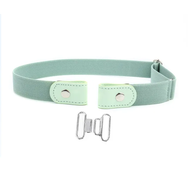 Personalized Stretch Elastic Band Women's Belt Green - Shop at LoveMi
