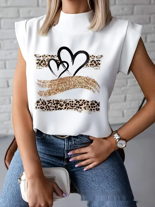 Ladies New Fashion Personalized Print Top Ysk3123Ka1 - Shop at LoveMi