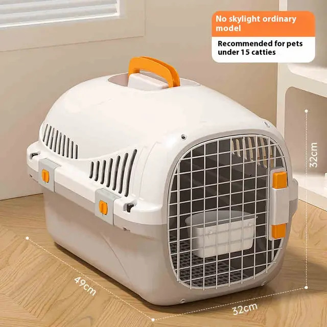 Cat Flight Case Portable Outing Cat Cage Without Skylight - Shop at LoveMi