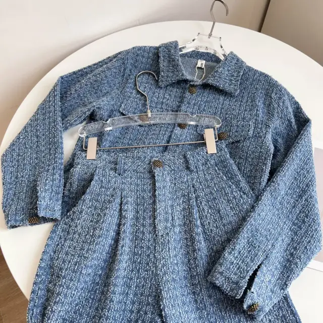 Classic Style Denim Coat For Women Spring Popular Denim Blue Suit - Shop at LoveMi