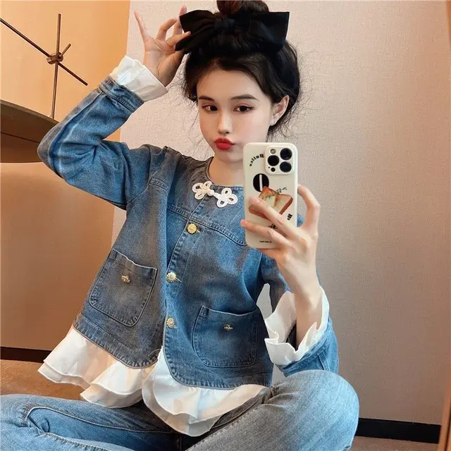 Temperament Wild Loose Design Top 9321 Splicing - Shop at LoveMi