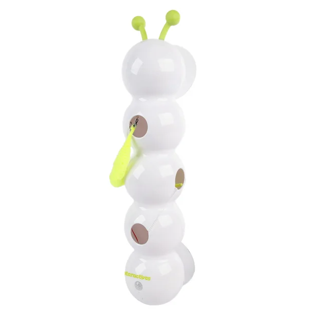 Teasing Cat Toy Automatic Pes Toy With Tail Motion Activated Kitten Toy Rechargeable Smart Interactive Cat Toy Pet Products White And Green - Shop at LoveMi