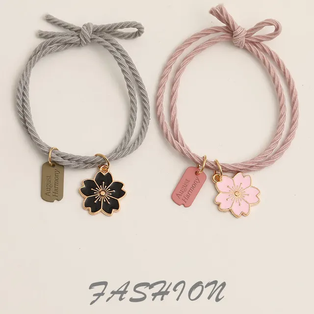 Couple Bracelet Suction Small Rubber Band Magnetic Pink Gray Magnetic Suction - Shop at LoveMi