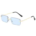 Gold Frame Blue Lens