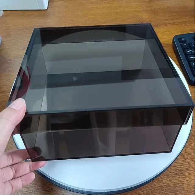 Acrylic Moon Cake Box Storage Box Gift Gray - Shop at LoveMi
