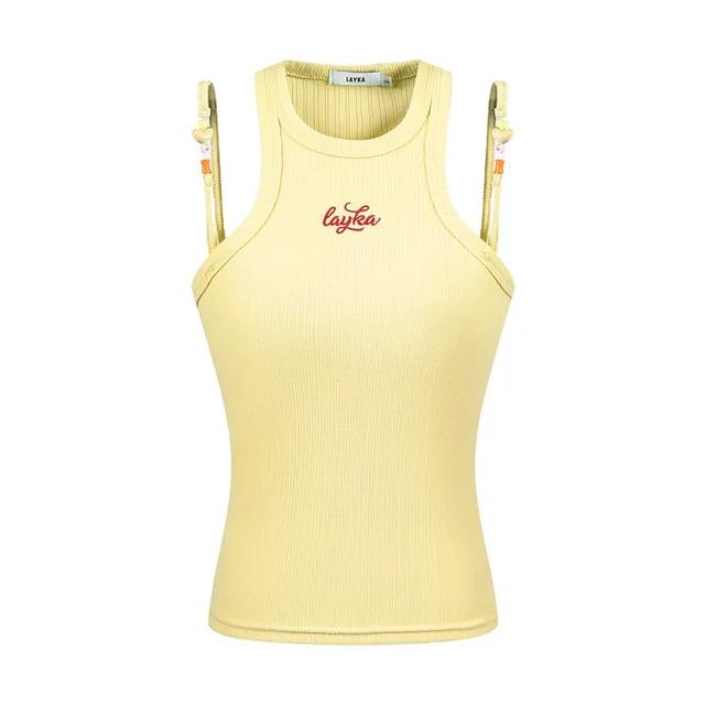 Women's Thread Fitted Slimming Knitted Top Almond Color - Shop at LoveMi