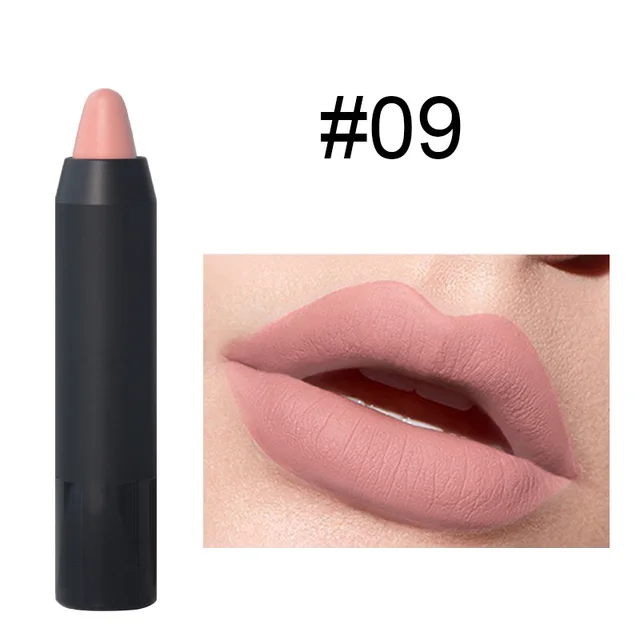 Crayon Lipstick Matte Velvet Nourishing Moisturizing 09 Style - Shop at LoveMi