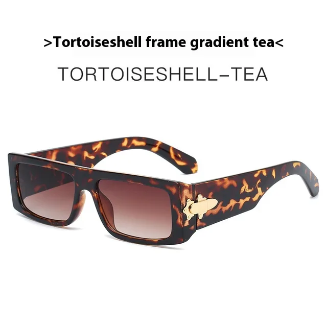 Women's All matching Vintage Sunglasses Hawksbill Frame Gradient Tea - Shop at LoveMi