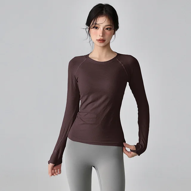 Sports Top Long Sleeve Running Fitness Clothes Shengyena Iron - Shop at LoveMi