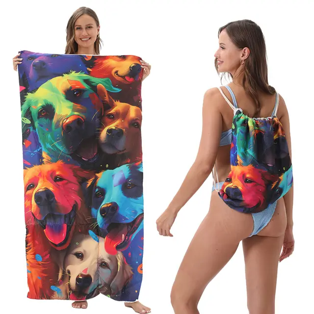 One piece Beach Towel Versatile Bag Storage Ytb0015 - Shop at LoveMi