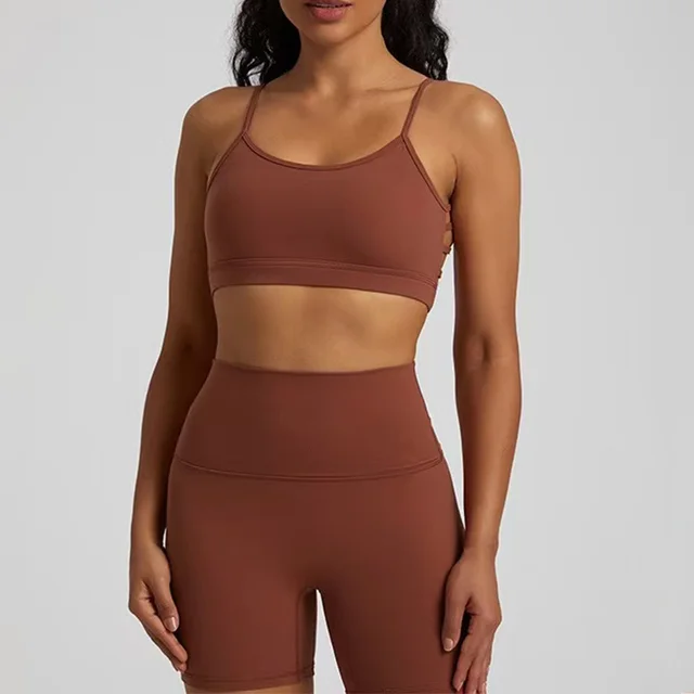 Shaping Sports Vest For Women L201 Coffee Red Top - Shop at LoveMi