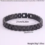 21 X8Mm Black Three Beads