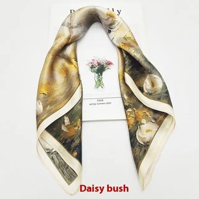 Versatile Professional Business Stewardess Bank Square Towel Daisy Flowers - Shop at LoveMi