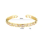 14K Gold Xz373 White Zirconium