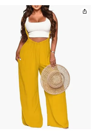 Women's Jumpsuit Casual Loose Sleeveless - 2 Style