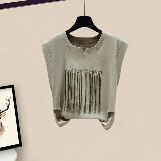 Casual Slim looking Clothes Women's Short sleeved Top Cargo Shorts Army Green Top - Shop at LoveMi