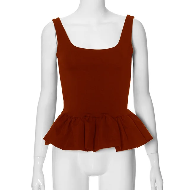 Women's All match Solid Color Stitching Fashion Vest Wine Red - Shop at LoveMi