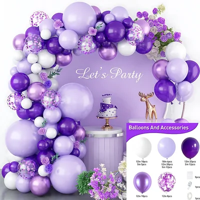 Colorful Latex Birthday Balloon Garland Arch Suit W028 - Shop at LoveMi