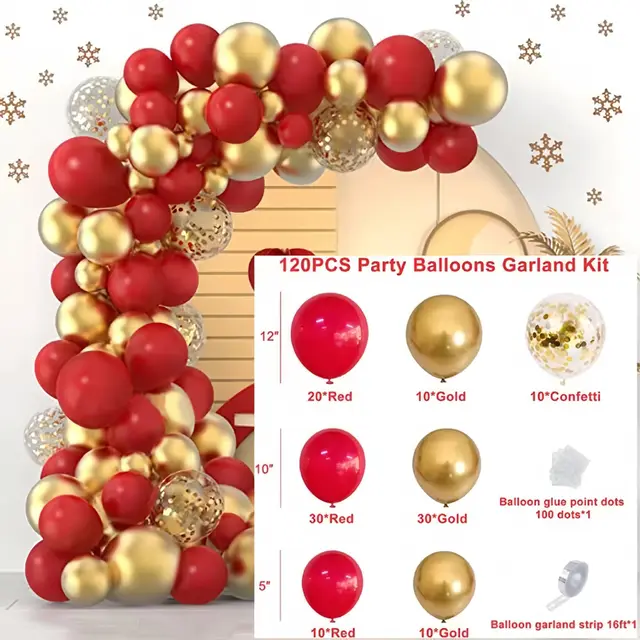 Colorful Latex Birthday Balloon Garland Arch Suit W029 - Shop at LoveMi