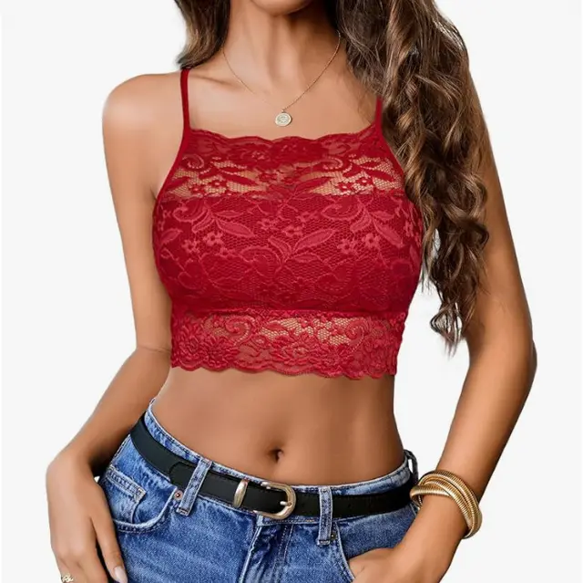 Lace Chest Wrap Girl Beautiful Back Sling Red - Shop at LoveMi