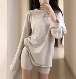 Stone Color Long Sleeve