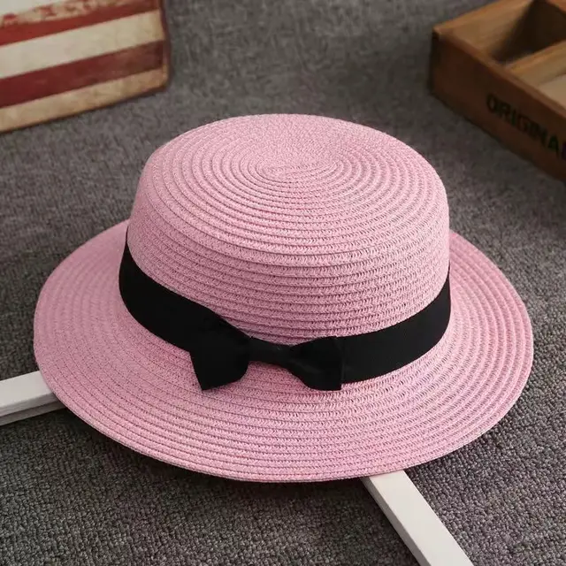 Summer Sun proof Vacation Bowknot Top Hat Pink - Shop at LoveMi