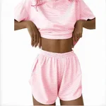 Pink And White Stripes