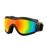 Pet Glasses Dog Sunglasses UV Protection Outdoor Sun Protection Bicycle Glass Pet Goggles - Black Frame Red Lens