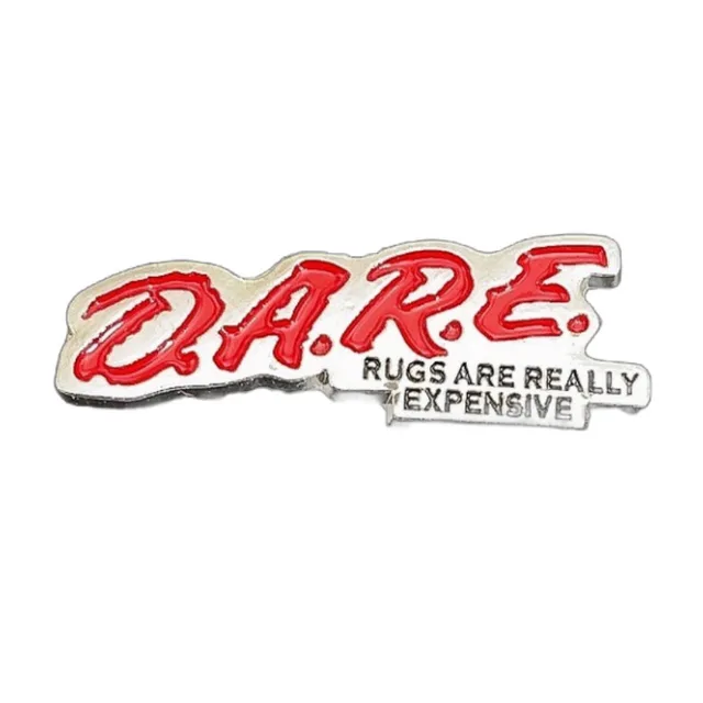New DARE Creative English Letter Metal Brooch Rugs Style - Shop at LoveMi