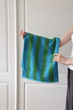 Blue Green Wide Stripe