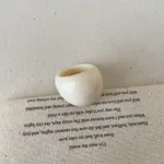 Milky White Ring