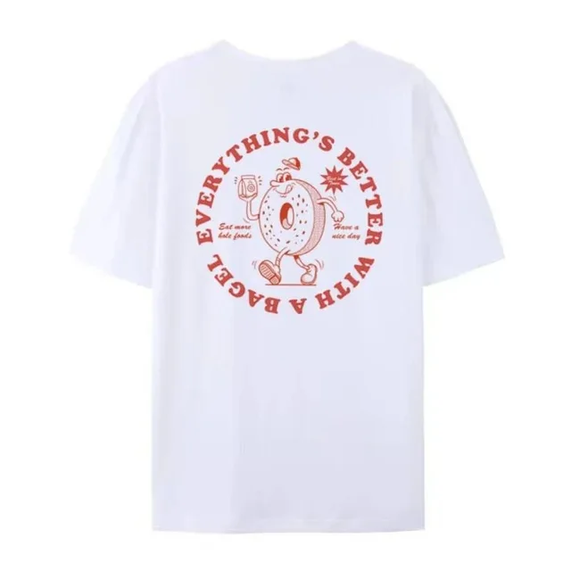 Women Retro Style Pizza Funny T shirts 1 Color - Shop at LoveMi