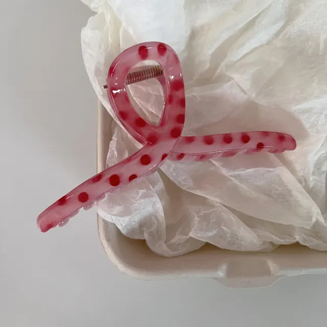 New Strawberry Polka Dot Grip 3 Pink Cross Style - Shop at LoveMi