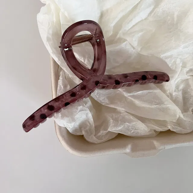 New Strawberry Polka Dot Grip 6 Brown Cross Style - Shop at LoveMi