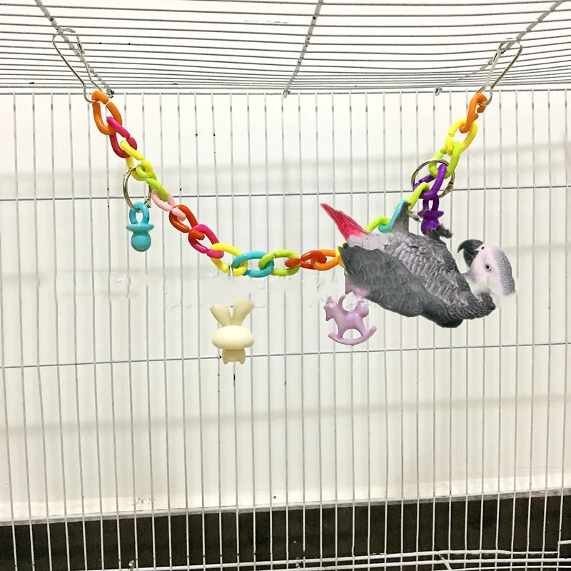 Parrot Acrylic Chain Suspension Bridge Swing Toy 225 Models - Shop at LoveMi
