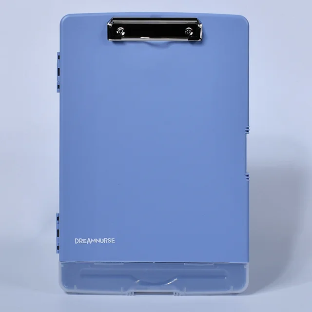 Waterproof Multifunctional Folder With Pen Slot Test Paper Material Storage Box Fog Blue - Shop at LoveMi