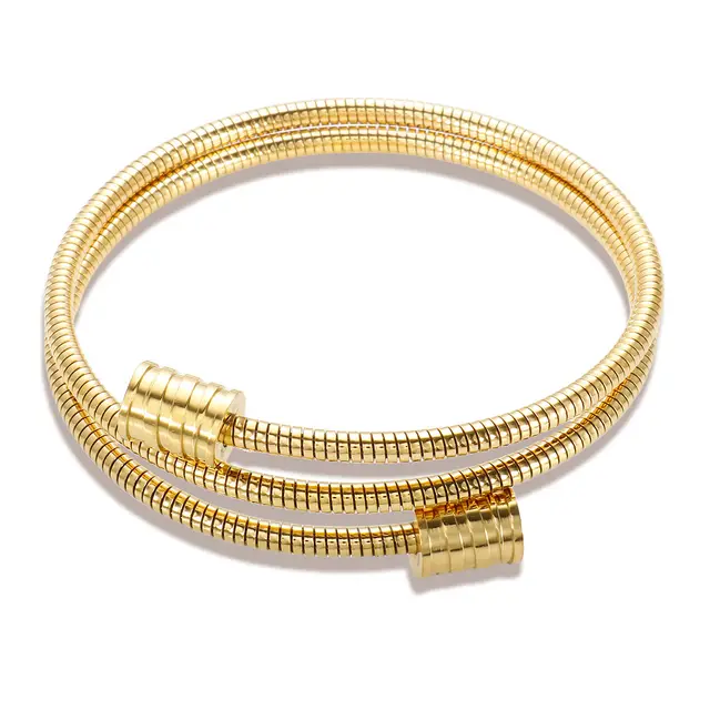 New Weia Line Bracelet For Women Fashion Commuter Simple Opening B175G - Shop at LoveMi