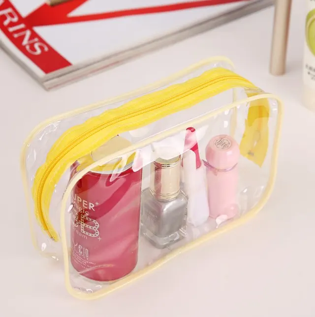 Household Storage Bag Portable Zipper Travel Waterproof Dustproof Medium Yellow - Shop at LoveMi