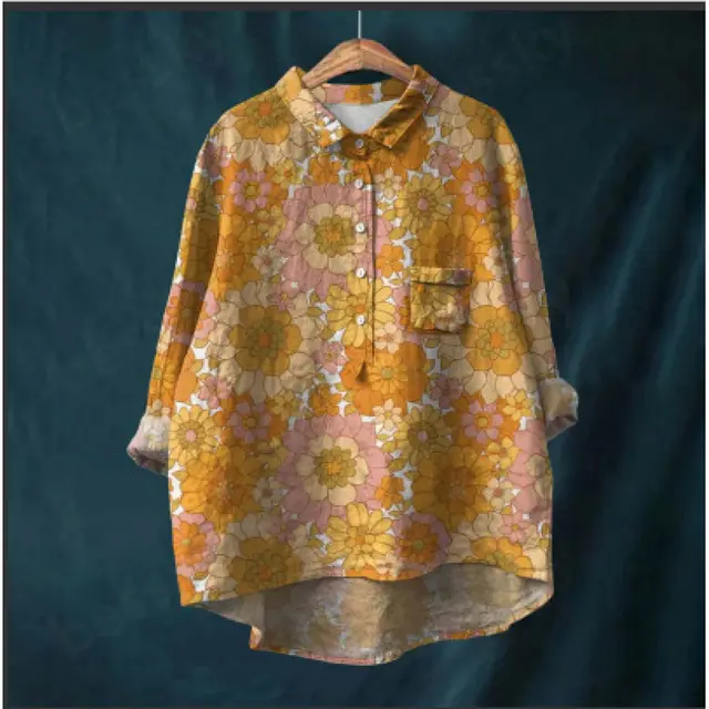 Animal Print Hawaiian Long Sleeve Shirt Ncxcs6 - Shop at LoveMi