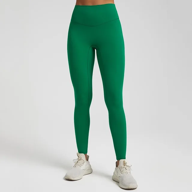 Ladies' Fitted Leggings L201 Grass Green Trousers - Shop at LoveMi