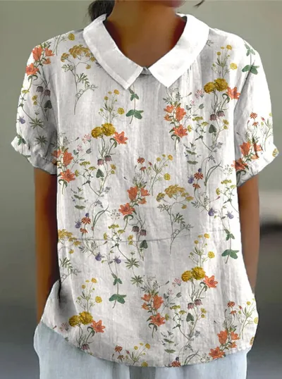 Summer Short Sleeve Printed Pullover Shirt Style29 Xxl - Shop at LoveMi