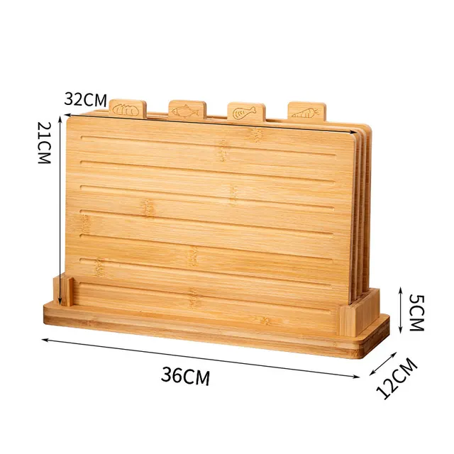 Household Double sided Bamboo Chopping Board Style A - Shop at LoveMi