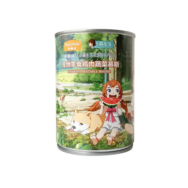Naughty Dog Canned 375g Beef Chicken Wet Food Mfd Chicken Mousse 375G - Shop at LoveMi