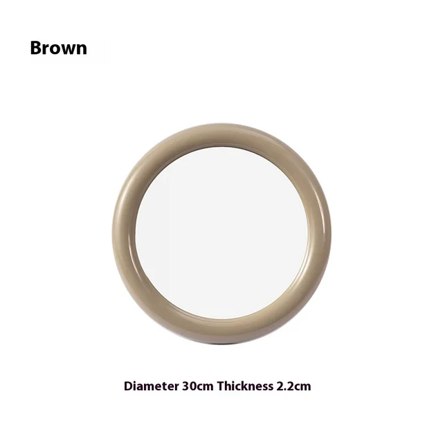 Good-looking Portable Desktop Dressing Mirror - Brown Tea