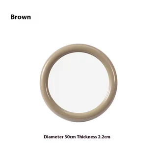 Good-looking Portable Desktop Dressing Mirror - Brown Tea