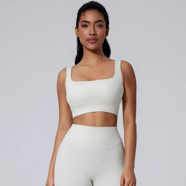 Women's Fashion Yoga Running Fitness Sports Vest White - Shop at LoveMi